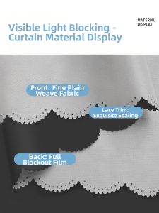 SHULIAN | 99 Percent Light Blocking Easy Install Curtains