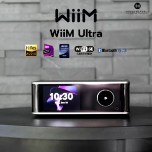 WiiM Ultra | เปิดเพลงหลายห้องผ่าน Wi-Fi ได้ จอสัมผัสใช้ง่าย เสียงดีด้วย ESS DAC