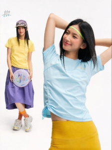 JNXS | Quick Drying Sun Protection 7A Antibacterial Casual Womens Tshirt