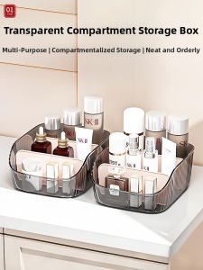 Acrylic Makeup Organizer Desktop Dressing Table Storage Rack