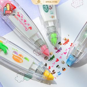 Love Pattern Correction Tape Crocodile Cat Kawaii Animals Decorative Correction Tape Stationery School Supplies