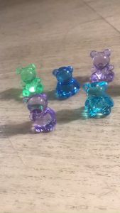 Set 10 Đồ Chơi Trẻ Em Pha Lê Lấp Lánh Siêu Xinh Nhiều Hình Thù Ngộ Nghĩnh Túi Mù