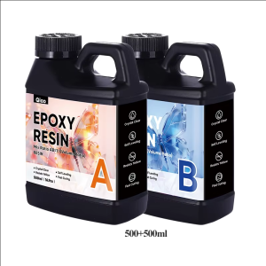 Crystal Clear Epoxy Resin Kit for River Tables Art Casting & Coating | High Gloss Bubble-Free Formula Epoxy Resin