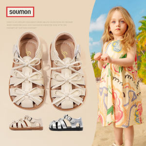 SOUMON | New Princess Style Sandals With Bow Soft Sole