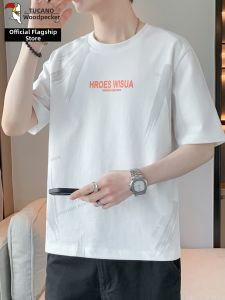 TUCANO | Summer New Thin Round Neck Printed Loose Casual T-shirt L