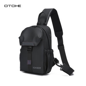 OTOHE Fashion Men Crossbody Bag Chest Bag Sling Bag Fashion Pouch Bag Travel Shoulder Bag Casual Chest Bag Fashion Shoulder Bag Waterproof Casual Sport Street Bag