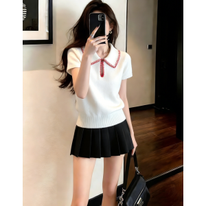 HUOLISI | White Stylish Anti-aging Autumn Polo Shirt T-shirt