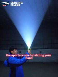 SMILING SHARK SD5319 LED Torch Light 5Mode Super Bright M60 7000LM Type-c Rechargeable Flashlight Waterproof Outside Camping Lighting