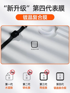 film สําหรับ Huawei watch Fit4 3D TPU เต็มจอ ฟิล์ม สําหรับ Huawei Fit4Pro ฟิล์มกันรอย Huawei Fit4/Fit 4Pro