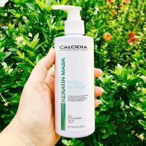 KEM XẢ KHÔ SIÊU DƯỠNG PHỤC HỒI TÓC CALODIA KERATIN MASK 250ml