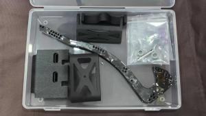 CNC Machined Aluminum High Clearance Straight Steering Axle Upgrade Parts for 1/10 RC Crawler Comp Rigs Class 3 Scalers 4WS