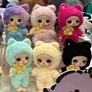 In Stock Liila Luck Cat Serise Genuine Anime Action Figures Blind Box Trendy Sweet Lovely Dolls Room Decor Girl Gifts