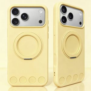 360° Rotating Foldable Kickstand Ring Holder Shockproof Silicone Phone Case For iPhone 13 14 15 16 17 Pro Max Candy Color Cover