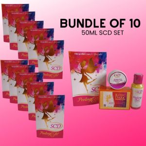Bundle of 10 SCD Peeling Skin Lotion Set 50ml/100ml
