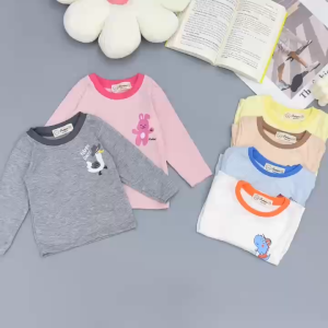 [Set 3 áo] Áo Thun Dài Tay Bé Yêu – Hình Thú Siêu Cưng Mặc Cực Êm