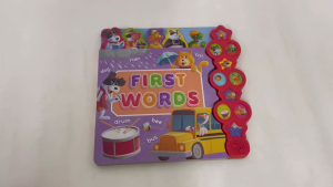 First Words Sound Book For Preschool Kids With Household Items Animals Farm & More