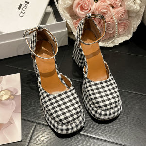 DIANCHA | Elegant Chunky Heeled Mary Jane Sandals