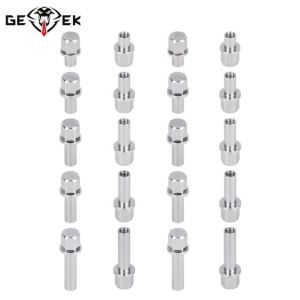 Stainless Steel 12mm Hex Wheel Hub Drive Adaptor Extension Column Nut 12/15/17/20/25mm for 1/10 RC Crawler Car Axial SCX10 Parts