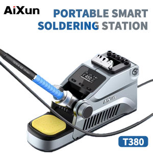 AiXun T380 Portable Smart Soldering Station with Bluetooth Connection for Motherboard PCB Welding Repair Soldering Station Tool