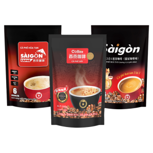 SAGOCOFFEE | Instant 3-in-1 Coffee Charcoal Roasted Flavored