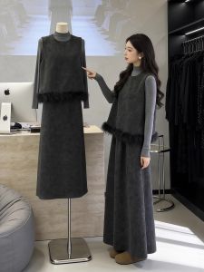 XUECAIQI | Elegant OOTD Outfit Womens 3 Pieces Set