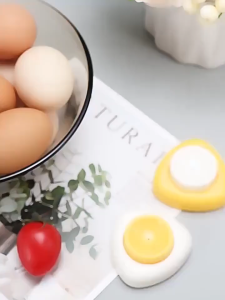 (ขายร้อน) ทีที สแตนเลสสตีลไข่เข็มไข่เจาะฐานพลาสติกคู่มือต้มไข่เจาะรู แกดเจ็ต ครัวไข่เจาะป้องกันการระเบิด