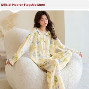 MiiOW | Sweet Style Double Layered Long Sleeve and Pant Set Pajamas