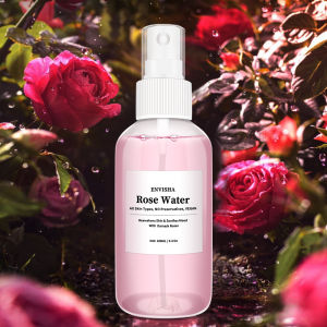 ENVISHA Rose Water For Face Facial Toner Organic Rose Petals Essence Moisturizing Serum รีเฟรชยืดหยุ่นรูขุมขนหดตัว Skin Care