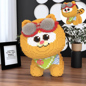 RONGMENGSHIJIE | High Difficulty Garfield Building Blocks Puzzles