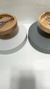 LED Ceiling Light Nordic Macaron Solid Wood Semi-Recessed Chandelier For Bedroom Corridor Balcony
