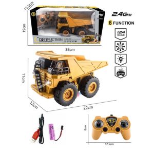 RC DUMP TRUCK 4WD KONSTUKSI  6 CHANNEL 2.4GHZ