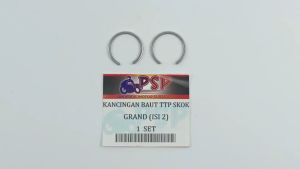 Kancingan Baut Tutup As Skok Grand  (Harga Per Set Isi 2) - Kancing Klem Kleman Kunci Jepit Baut