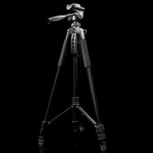 Camera tripod Aluminum Alloy Tripod with Remote 360° adjustable rotation shooting Lightweight and Portable Metal Tripod