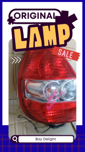 【100% JAPAN Original】Honda Fit Jazz 2004-2008 Rear Red+Signal Taillight Tail Lamp 车尾灯 Lampu Belakang