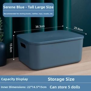 FUNNYDEER | Covered Plastic Storage Box