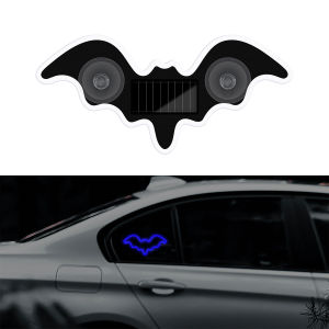 Đèn Neon Chạy Bằng Năng Lượng Mặt Trời Trang Trí Xe Hơi Đèn LED Không Dây Cool Bat LED Có Cốc Hút USB Có Thể Sạc Lại Đèn Khí Quyển Thở Được
