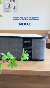 Nệm NOOZ Hybrid 25cm Đệm Foam Cao Su Non Kết Hợp Lò Xo Túi Độc Lập NOOZ Home Goods Mattress