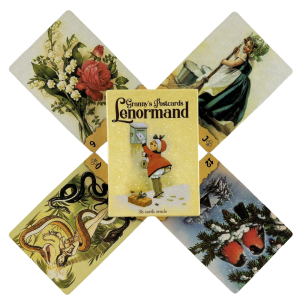 11*6.5cm GrannyS Postcards Lenormand 36 Cards Oracle Deck Century From Europe Tarot Deck