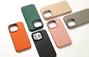 LANGSIDI Genuine Cowhide Leather Phone Case for iPhone 16 15 17 18 Pro Max Promax 17Pro 18Pro Natural Cowhide Lychee Leather Shockproof Magnetic Luxury Phone Back Cover Anti-Slip Shock-Absorbent Handmade Original Factory Top Seller
