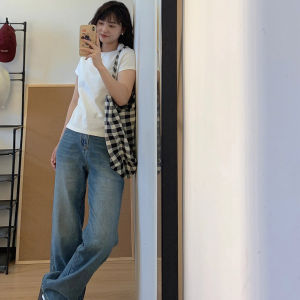 Áo Thun Cotton Tay Ngắn Dáng Ôm Mùa Hè Thường Ngày in Họa Tiết Phong Cách Mới 2025 Dành Cho Nữ