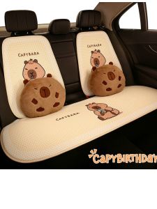 Car Cushion Cover All Year Round Neutral Cute Womens Car Seat Cushion Half Pack Seat Cover SUV Car Seat Cover Car Mats