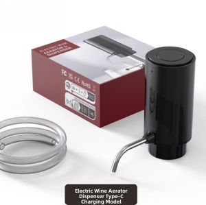 Smart Quick Charging Electric Wine Decanter Red Wine Oxygenator Pourer Automatic Aerator Intelligent Wine Serving Set