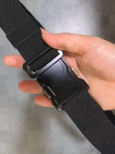 Quick Release Aluminium Alloy Pluggable Buckle Tactical Belt Elastic Belts For Men Stretch Waistband