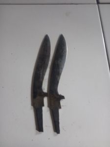 bilah mentahan pisau rencong mini