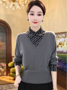 Half Turtleneck Short Knitwear Pullover Inner Bottoming Shirt Sweaters Womens Clothing Fashionable Stylish All-Matching Outer Wear Fashionable Outerwear