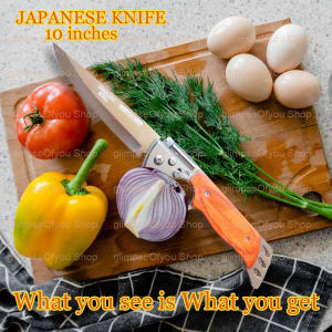 Japanese Satos Kitchen Meat Knife Fruit Slice Wooden Handle Anti Slip