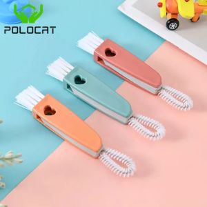 Polocat แปรงทำความสะอาดอเนกประสงค์3 In 1 ร่องหน้า ต่างประตู มุมแปรงสำหรับล้างถ้วย