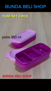 Set Kotak Makan YUMI 3pcs- Bunda Beli Shop