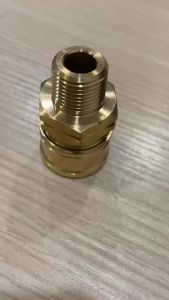 KHỚP NỐI NHANH 3/8″ / REN TRONG 3/8 ” ĐỒNG THAU