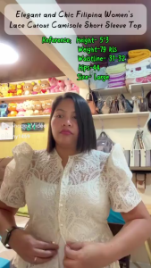Amyenjoylife Filipiniana Inspired Top Stand-up sleeve lace shirt modern filipiñana for women bolero filipiniana Elegant Filipiniana Lace Blouse【1-3Day Delivery🚀】